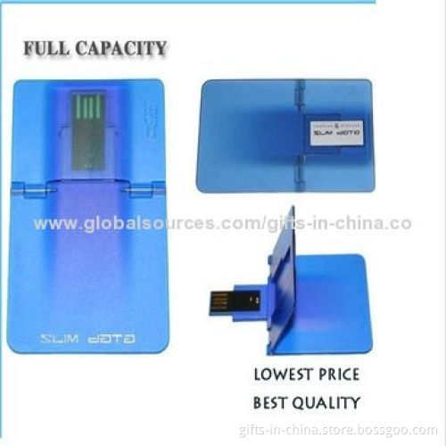 OEM Logos Printing Business Card USB Flash Drive, from Manufacturer, Plug-and-play Function